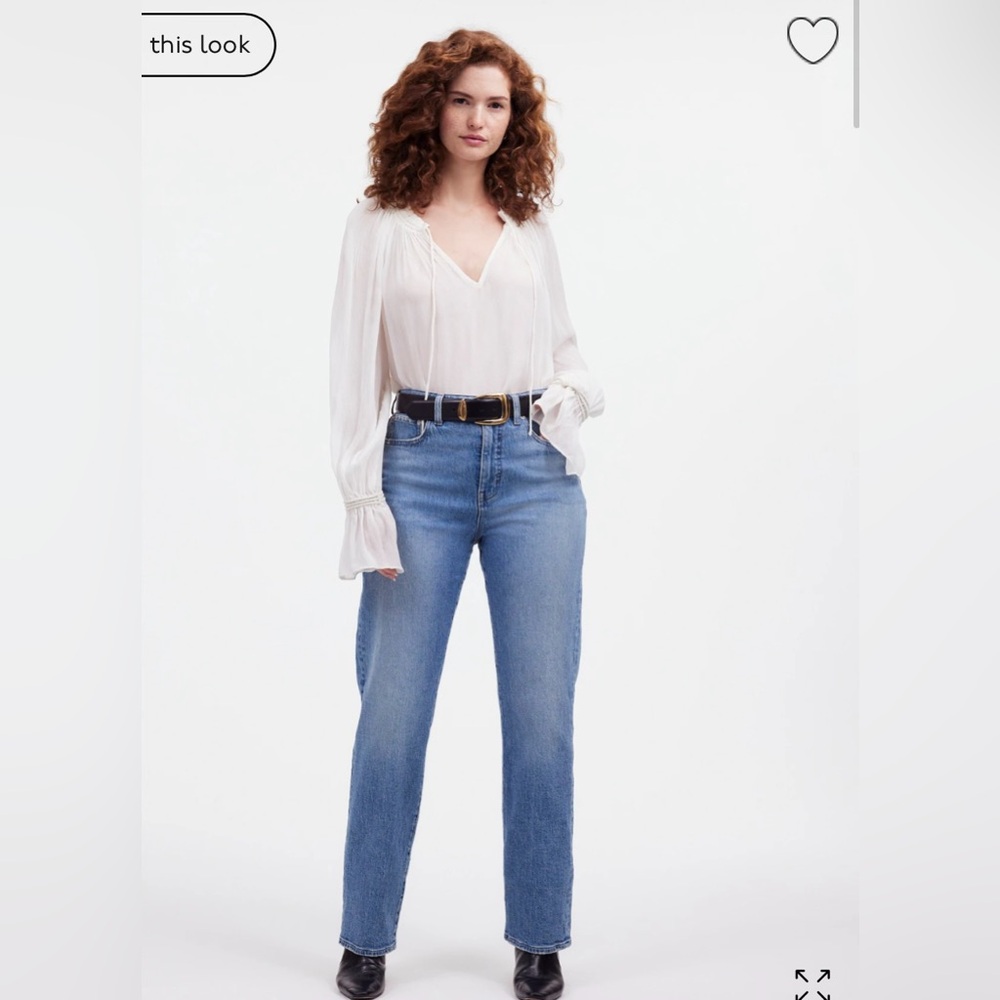 Madewell Curvy 90s Straight Rondell wash size 30
